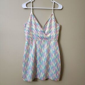 Storia Multicolor Sequin Mini Dress